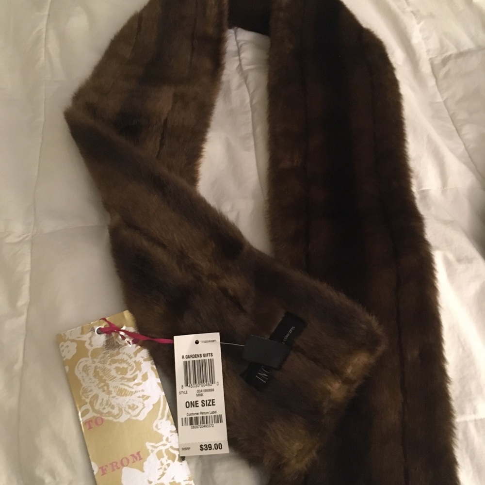 Faux fur wrap